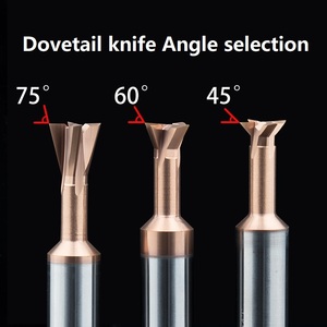 <span class=keywords><strong>Dovetail</strong></span> rãnh phay Cutter tungsten carbide altin tráng Router <span class=keywords><strong>bit</strong></span> cho nhôm ODM OEM - Product Image 6