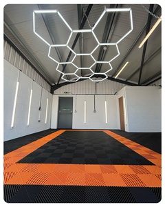 Vente flash - Carreaux de sol en plastique emboîtables pour garage, nouveaux matériaux colorés, écologiques, sols en plastique pour garage - Product Image 2