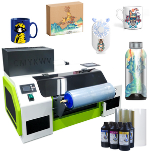 Tốc độ cao UV dtf A3 Cmyk + W + V cốc màu kết thúc tốt đẹp máy in cuộn nhãn dán máy in Pro công nghệ tiên tiến - Product Image 1