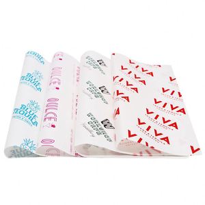 Custom Logo Oil Proof Bakery Food Wax <b>Paper</b> Grease Proof Sandwich <b>Wrapping</b> <b>Paper</b> - Product Image 3