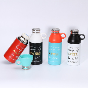 กระติกน้ำสแตนเลสพกพา SilverJet 304 เก็บความร้อน-เย็น พร้อมหูหิ้ว สำหรับเดินทาง ท่องเที่ยว ใช้ในออฟฟิศ - Product Image 3