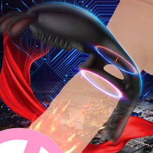 <span class=keywords><strong>Anneau</strong></span> de verrouillage du sperme électrique à télécommande, stimulation en silicone, <span class=keywords><strong>anneau</strong></span> <span class=keywords><strong>vibrant</strong></span> à partager en couple, <span class=keywords><strong>anneau</strong></span> de verrouillage du sperme pour hommes adultes - Product Image 3