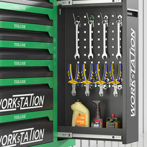 กล่องเครื่องมือโรงรถโลหะตู้ลูกกลิ้งลิ้นชักเหล็กรถเข็นอุตสาหกรรม - Product Image 4