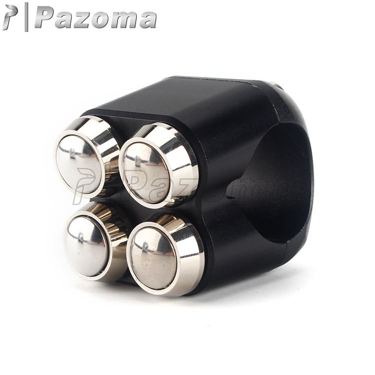 25mm Noir Chrome SA-001-BKCH-25