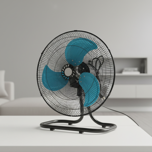 High Velocity Oscillating <b>Floor</b> Standing AC Motor <b>Fan</b> with Low Noise and Energy Efficiency - Product Image 2
