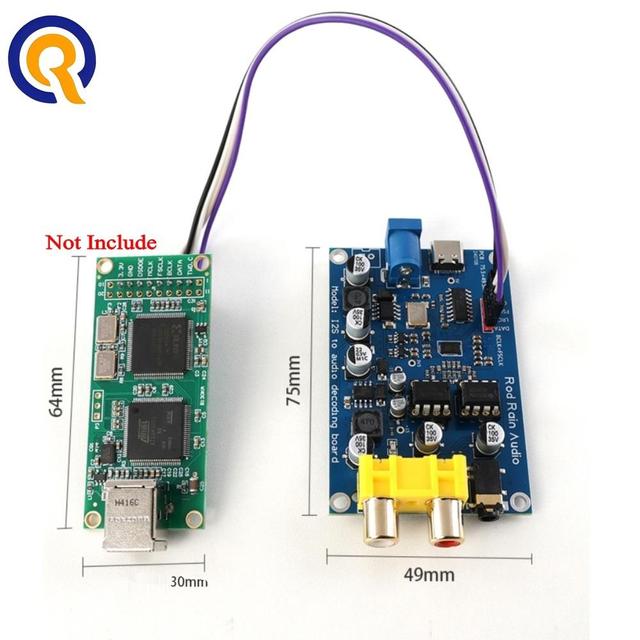HIFI ES9038/ES9039/ES9038Q2M/ES9039Q2M I2S Decoder Board DSD512/PCM384K Upgrade DAC for Player 32Bit