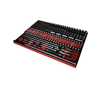 KS <b>TOOLS</b> 3/8" socket spanner set in foam insert, 221 pcs - Product Image 1