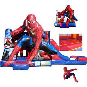 Thương mại <span class=keywords><strong>PVC</strong></span> <span class=keywords><strong>Inflatable</strong></span> Spider người đàn ông lâu đài bouncy trẻ em nhảy lâu đài <span class=keywords><strong>Inflatable</strong></span> cho Đảng cho thuê - Product Image 6