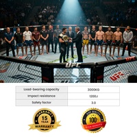 MMA ONEMAX haute qualité facile à installer UFC compétition boxe lutte 16 pieds 20 pieds anneau de boxe Cage pour centre de combat