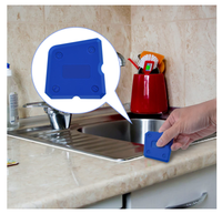 Kit d'outils de calfeutrage K-046 4 pièces outils de finition pour joint d'étanchéité en Silicone (bleu)