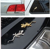 Nouveau 3D Diamond Gecko Metal Car Emblem Animal Car Bage