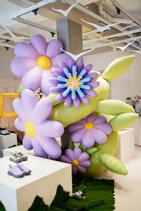 Fleur gonflable Publicité Décoration Géant Gonflable <span class=keywords><strong>Alice</strong></span> <span class=keywords><strong>au</strong></span> <span class=keywords><strong>Pays</strong></span> <span class=keywords><strong>des</strong></span> <span class=keywords><strong>Merveilles</strong></span> Fleurs Violet Thème Fantaisie - Product Image 6
