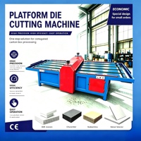 Plateforme de production en petites séries : Machine de découpe semi-automatique à alimentation manuelle pour carton ondulé à plat