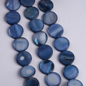 Cuentas de Concha Natural de 15 mm, Conchas Dispersas Semiterminadas, Surtido de Materiales para Pulseras, Collares, Pendientes y Colgantes - Product Image 1