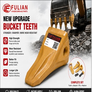 Dientes de Repuesto para Excavadora de Tamaño Pequeño 18S 22S 25S 35S <span class=keywords><strong>40S</strong></span> 45S 18SZ 25-30, Forjados y Resistentes al Desgaste - Product Image 4