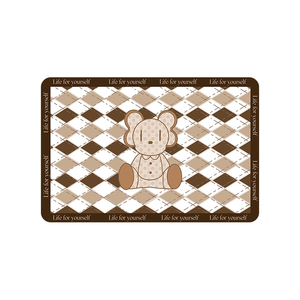 Tappetino <span class=keywords><strong>da</strong></span> <span class=keywords><strong>bagno</strong></span> in gomma Non SlipThin tappeti <span class=keywords><strong>da</strong></span> <span class=keywords><strong>bagno</strong></span> adatti sotto la porta ad asciugatura rapida con superficie in finta pelle scamosciata <span class=keywords><strong>marrone</strong></span> tappetini - Product Image 4