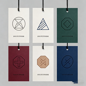 Label Gantungan Kertas Berlapis Logo Merek Promosi, Bentuk Persegi Panjang, Potongan Presisi, untuk Pakaian, Tas, Sepatu, dengan Barcode dan Tepi Potong Panas - Product Image 4