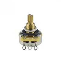 Potentiomètre CTS 500K authentique, axe en cuivre, bouton de volume et de tonalité pour guitare électrique et basse
