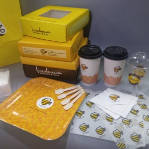 Tùy chỉnh chất lượng cao đa kích thước mạnh mẽ các tông màu trắng bánh tráng miệng 350 GSM giấy với cửa sổ sang trọng bánh Hộp bao bì - Product Image 5