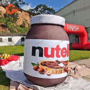 Nouveau modèle gonflable de la publicité de pot de <span class=keywords><strong>Nutella</strong></span> de conception pour la promotion - Product Image 5