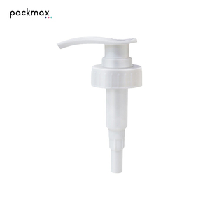 Double-layer flat nozzle, built-in threaded, 32-tooth PP plastic lotion <b>pump</b> head for conditioner, <b>shampoo</b> & shower gel - Product Image 2