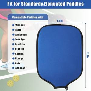 Housse de protection universelle pour raquette de pickleball, compatible avec la plupart des raquettes de pickleball standard et allongées USAPA - Product Image 2