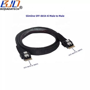 Cavo di Estensione Dati per Disco Rigido Server <span class=keywords><strong>Slimline</strong></span> SFF-8654 4i Maschio-Maschio, Vendita all'Ingrosso, 0,5M 1M - Product Image 1