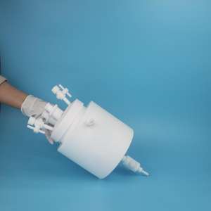 Réacteur cylindrique PTFE double couche avec enveloppe chauffante intégrée Bouilloire de réaction d'une capacité de 20L Fournisseur direct - Product Image 5