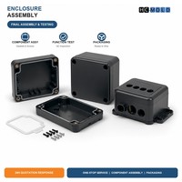 Moulage par injection multi-prises tout-en-un pour boîtiers électroniques, outillage, finition et assemblage