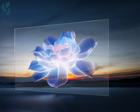 Écran LED transparent extérieur personnalisé 1000*1000mm Boîte d'affichage LED transparente Affichage LED transparent P5.2