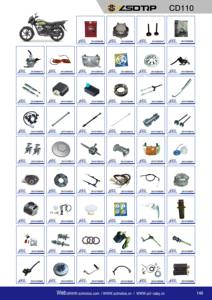 Nouveau <span class=keywords><strong>Kit</strong></span> de chaîne d'accessoires de moto et pignon d'entraînement (métal) pour CD 100/H 110 - Product Image 3