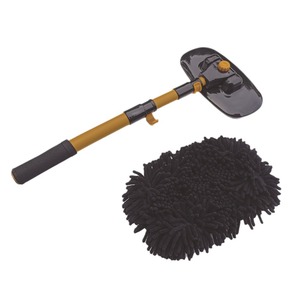 Brosse de lavage auto en chenille rétractable avec manche en aluminium et tête en microfibre pour le nettoyage des voitures - Product Image 4