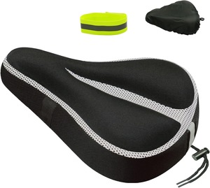 Housse de selle de vélo en gel Housses de selle de vélo rembourrées Housse de coussin de siège de vélo - Product Image 1