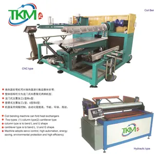 7 Rollers Stainless Steel Aluminum Copper Tube Spiral Coil Rolling Bending Machine For Heat Exchanger