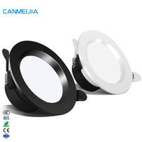 Plafonnier LED encastré 12 W 220 V, spots encastrés LED, luminaires de plafond LED, panneau lumineux, downlight LED