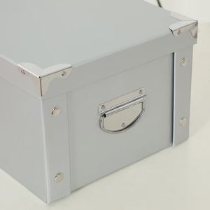 Caja de Papel Plegable Grande - Caja de Almacenamiento de Color Sólido para <span class=keywords><strong>Ropa</strong></span>, Libros, Cómics y CDs - Product Image 2