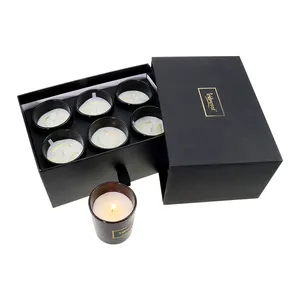Candle Wax Soy Supplier Private Label Botanical Scented Candles Soy Wax With Metal Lid Gift Set