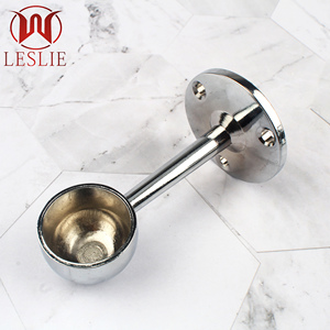 Support mural pour vêtements, support de fixation pour armoire, tube rond de 25 mm, support de fixation pour tringle suspendue de 1/2 pouce - Product Image 2