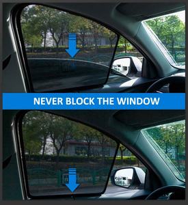 Ensemble complet de pare-soleil de voiture latéral magnétique pour personnalisé 7 pièces maille voiture écran solaire Cassette pare-soleil de fenêtre de voiture pour personnalisé - Product Image 6