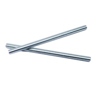 3/8" 5/16" Carbon Steel Bar 4.8 10.9 Galvanized White Blue Zinc Plating Male Thread Rod DIN975