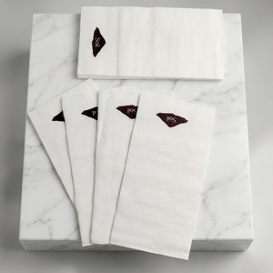 Serviettes <span class=keywords><strong>de</strong></span> <span class=keywords><strong>table</strong></span> publicitaires personnalisées avec logo 1/8, en <span class=keywords><strong>papier</strong></span> et bois naturel, pour restaurants, serviettes à 1/8 <span class=keywords><strong>de</strong></span> prix réduit - Product Image 2