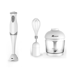 Anbolife Nouveau <span class=keywords><strong>Mixeur</strong></span> <span class=keywords><strong>Plongeant</strong></span> 3 en 1 200W avec Lame en Acier Inoxydable, 2 Vitesses, Bol <span class=keywords><strong>Hachoir</strong></span> <span class=keywords><strong>et</strong></span> <span class=keywords><strong>Fouet</strong></span> - Product Image 1