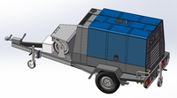 Compresseur d'air à vis pour moteur diesel portable Compressor De Aire Mining Compresseur d'air à vis 185 CFM 375 CFM 400 CFM 900CFM