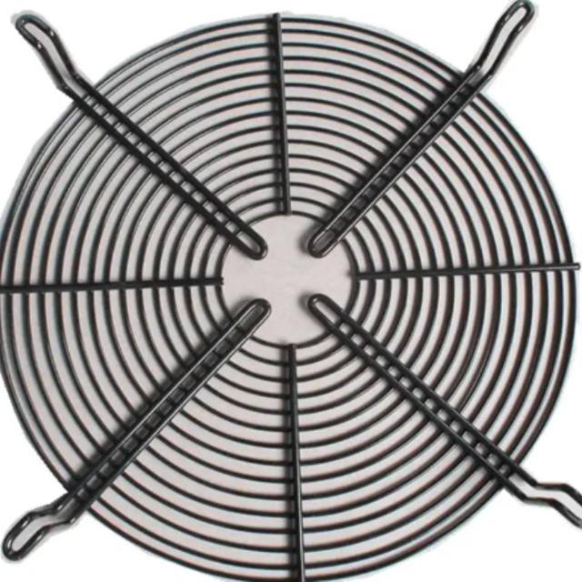 Stainless Steel Fan Grill for Metal Cooling Powder-Coated Welded Wire Mesh Exhaust Fan Covers