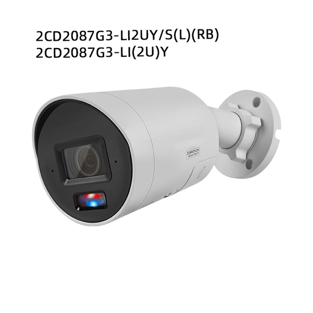 Original HIK DS-2CD2087G3-LIY 8MP AI Audio Security Face Capture Perimeter Protection Hybrid Light ColorVu Bullet Network Camera