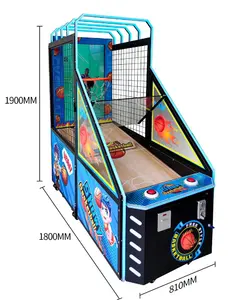 coin-operated electronic game console 42 inch LCD Kids Video Basketball, basketball adult shooting machine