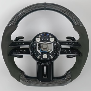 Volante de Fibra de Carbono para Mercedes Benz W206 W223 W463 AMG C63 E63 G63 GT Class, Volantes Tuning - Product Image 6
