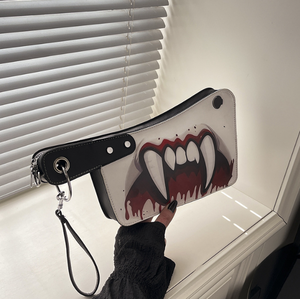 Sac à bandoulière pour téléphone portable en forme de couteau avec imprimé de sang et de crâne personnalisé amusant pour festival de fête d'Halloween - Product Image 6