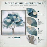 Vente directe usine – Peinture à l'huile artisanale Arbre de Vie, paysage peint à la main, décor mural pour la maison, tableaux sur toile, art décoratif