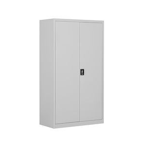 Armoire de rangement robuste en <span class=keywords><strong>acier</strong></span> au carbone à 2 portes pour garage, avec panneau perforé, pour outils, quincaillerie, multi-usages, pour salle de sport, atelier, OEM - Product Image 1